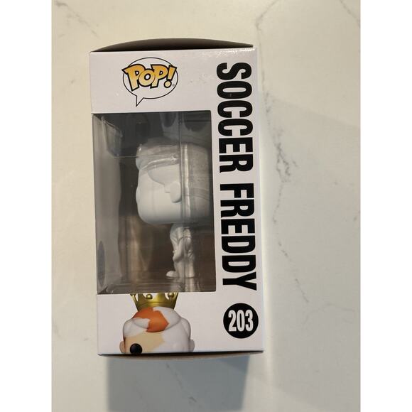 Funko Pop! Soccer Freddy #203 Funko Shop Exclusive DIY New #2 - Picture 3 of 7